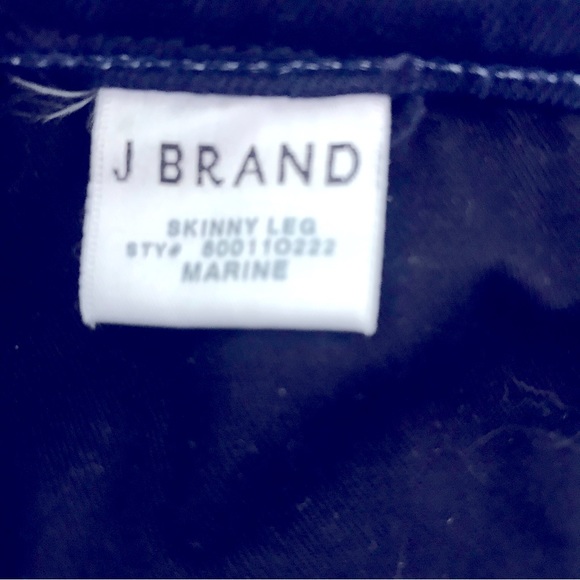 J Brand Super Stretch Dark Wash Skinny Leg - Picture 6 of 7